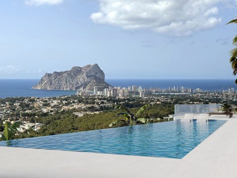 Benissa Costa Luxe Moderne Villa met Panoramisch Zeezicht te Koop