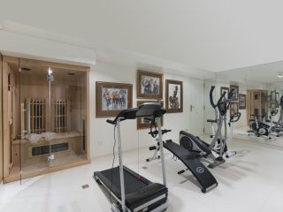 gym in lluxury villa moraira