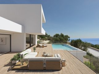 luxury villa infinity pool cumbre del sol