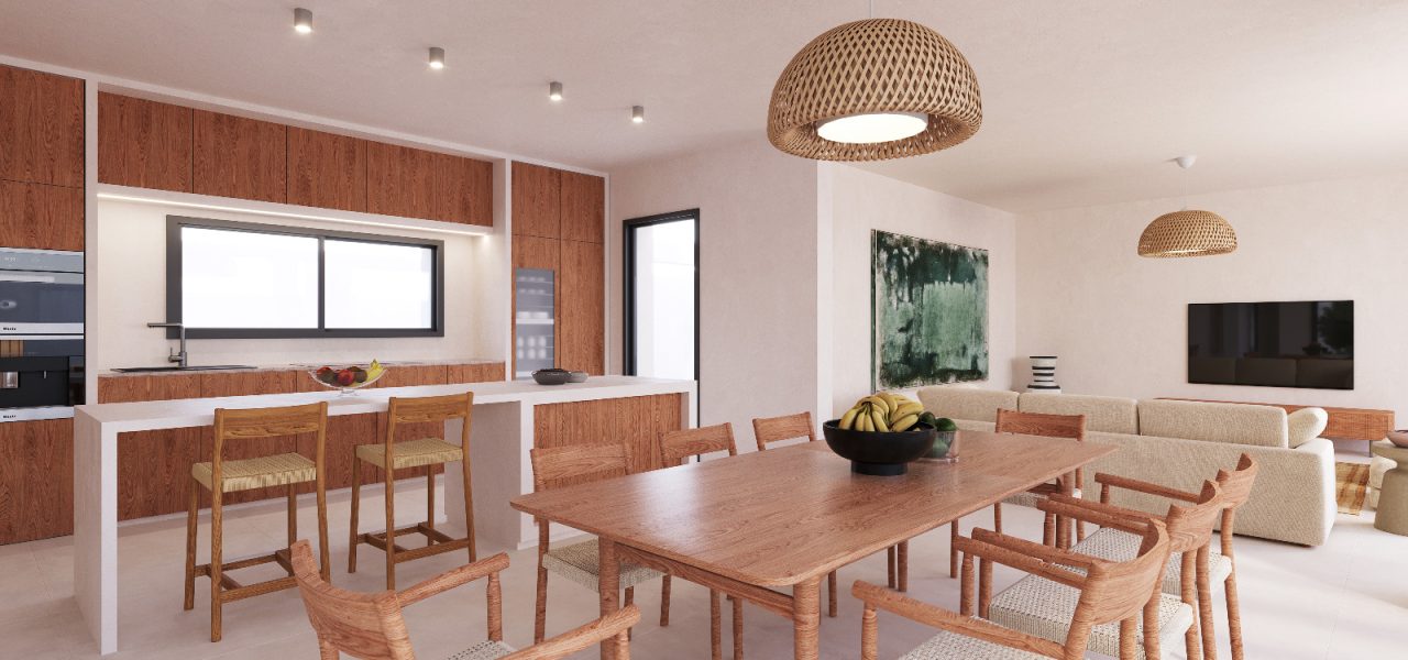 dining room villa ibiza style moraira