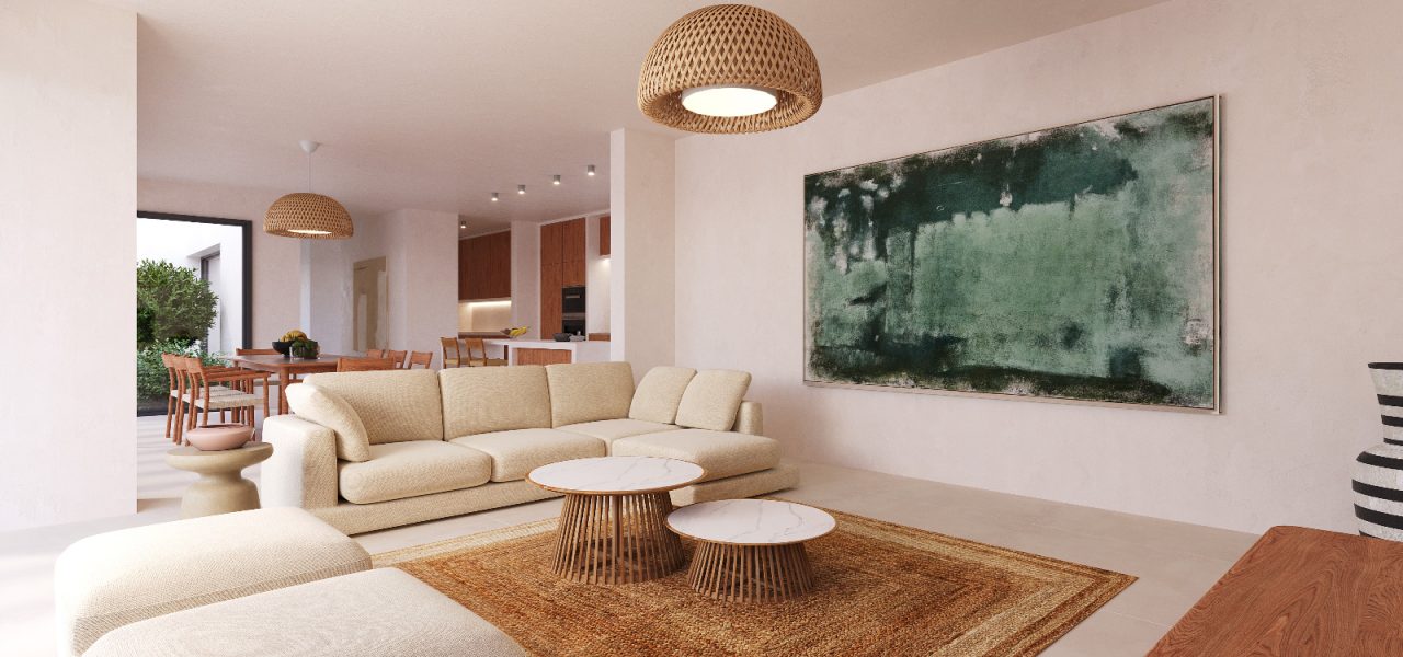 living room luzury modern villa moraira