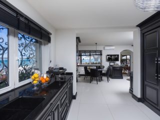 luxury open style kitchen in moraira