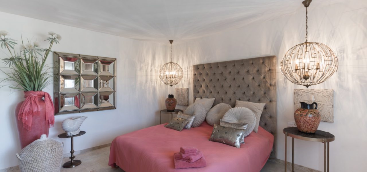 modern living room first line villa