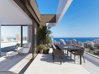 penthouse terras and seaviews