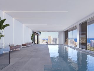 pool with seaviews