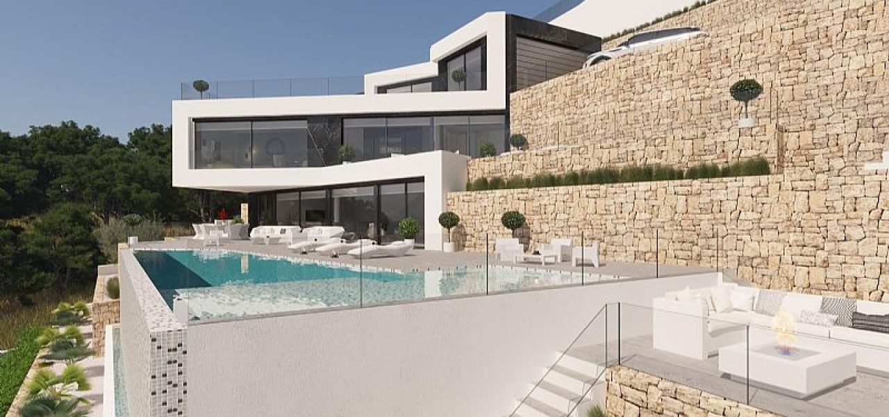 villa open views benissa infinity pool